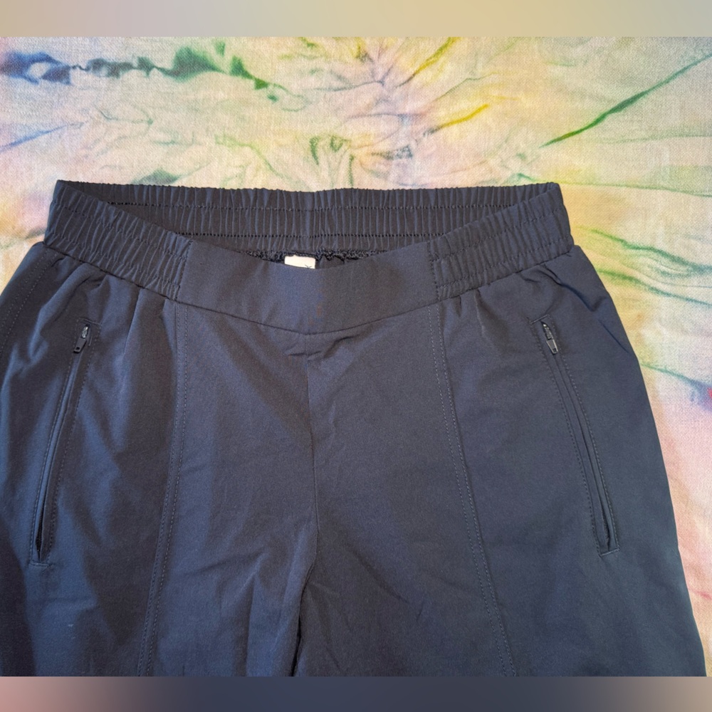 Old Navy StretchTech Activewear pull on Joggers Navy Blue Size Medium - Picture 2 of 7